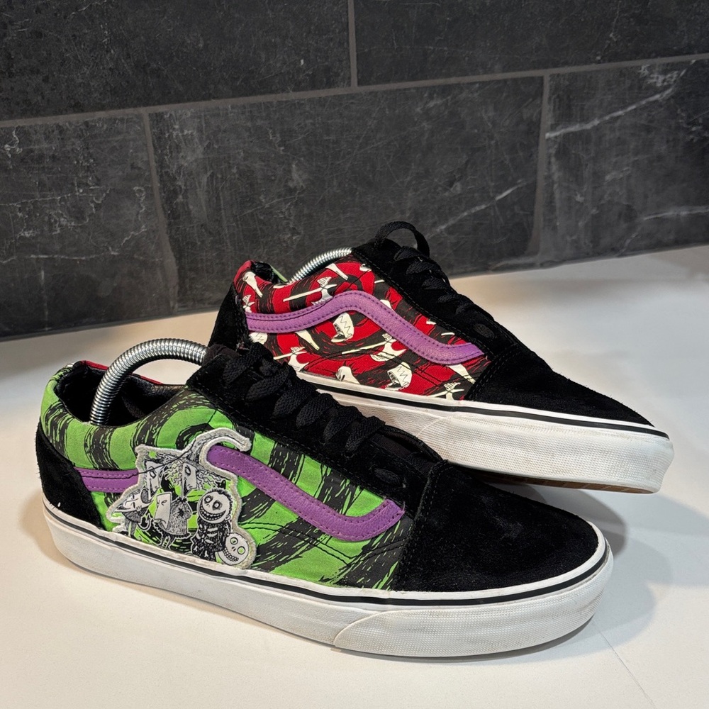 Vans X Disney The Nightmare Before Christmas Old Skool Lock Shock Barrel M 9.5‎